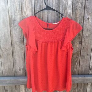Bohme blouse short sleeve size small